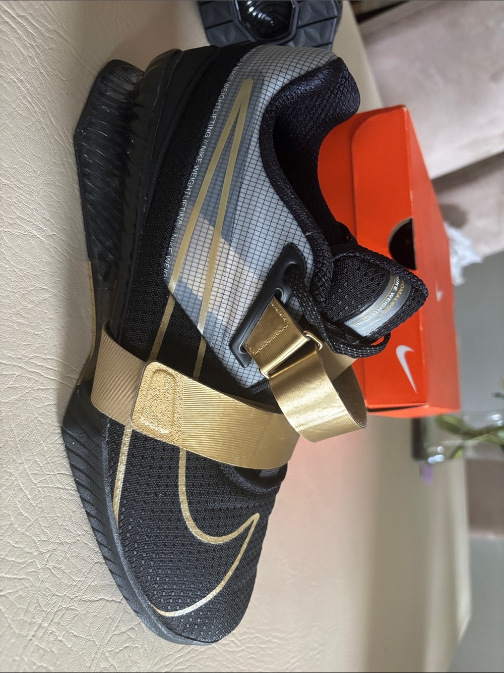 Nike Romaleos 4 Men's Black and Gold size 11 - Picture 7 of 7